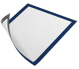 DURABLE DURAFRAME® MAGNETIC information frame, magnetic, for A4, dark blue, pack of 5.