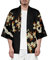 CIZEUR Kimono Japonais Homme Veste Vintage Chinese Style Casual Chemise Homme Manches 3/4 Taille Grande, L Soleil