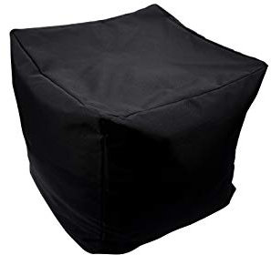 iStyle Mode Waterproof Square Shape Bean Bags Indoor Outdoor Seating Garden Footstools Foot Rest Stool Pouffe Ottoman 40x40x40cm