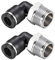 sourcing map Connexion à Pression Tube Raccord Mâle Coude 8mm Tube OD x 3/8 NPT Filetage Pneumatique Air Pousser Verrouillage Raccord 2Pcs