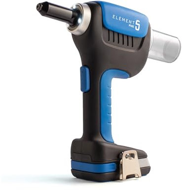 Scell-it Rivettatrice professionale 2 batterie 18 V agli ioni di litio - 2,0 Ah per rivetti Ø 2,4 a 5,00 mm, moderno - automatico