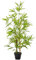 Outsunny Piante di Bambù Artificiali in Vaso da 120cm, Decorazione per Casa, Ufficio, Interni ed Esterni, Verde