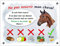 Plaque ne pas nourrir mon cheval poney panneaux de box chevaux ne pas donner à manger