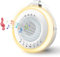 Tragbare Baby White Noise Machine: Easy@Home Einschlafhilfe Babys mit weißem Rauschen | Nachtlicht | 20 Beruhigende Schlaflieder & Naturgeräusche | 3 Timer-Einstellungen | USB wiederaufladbar (Weiß)