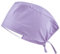 B-well - Cuffia chirurgica in tessuto, accessorio per medici, infermieri, dentisti, farmaci, veterinari, personale medico (viola)