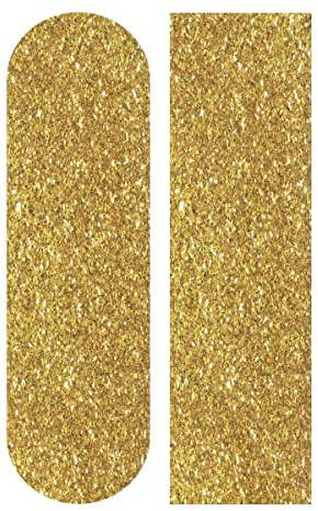 GuoChe Skateboard-Griptape Longboards Griptape Sandpapier für Rollerboards, Gold-Glitter-Textur, 33,1 x 9,1 Zoll Die Wahl der Profi-Skater weltweit