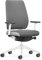 Interstuhl Joyce Interior Edition - ergonomischer Bürostuhl - Schreibtischstuhl mit Synchromechanik - verstellbare Rückenlehne und Lordose - Designer-Rollen (Grau | Hellgrau)