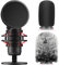 Pop Filter for Hyperx Quadcast,3 in 1 Quadcast S Mic Pop Filter + Furry Windscreen+ Foam Mic Cover for Hyperx Microphone,Professional Noise Reduction QuadCast Pop Filter Set by ChromLives, Combo 3Pack