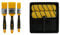 Coral 31416 Zero Paint Brushes with No Loss of Bristle Paintbrush Heads 3 Piece Pack Set & 43101 Task Partner Paint Roller Kit with HEADLOCK Frame and Polyester Covers 9 inch 1.5 dia 4 piece pack set