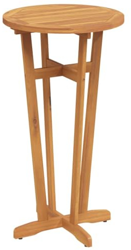 vidaXL Garten-Bartisch Ø60x105 cm Massivholz Akazie