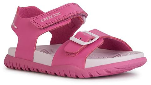 Geox J Sandal Fusbetto Gi, Donna, Rosa Fucsia, 38 EU