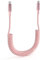 Pink Coiled USB C to Lightning Cable MFi Certified, USB-C iPhone Charger Cord PD 27W Fast Charging with Data Transfer, Short Apple CarPlay Cable for Car