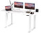 SANODESK QS2+160 * 75cm Dual Motors Standing Desk Height Adjustable Desk with Splice Board Home Office Computer Workstation Electric Sit Stand up Table