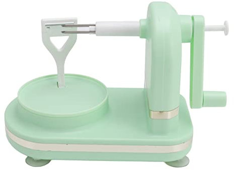Apples Peeler,Pear Peeler with Apples Slicers and Corer, Stainless Steel Blades Apples Cutter Multi-Peeler Adjusts to Different Skin Peel Variations for Apple Pear Kiwi Tomato(Green)