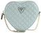 GUESS Rainee Quilt Heart Bag Sky Blue