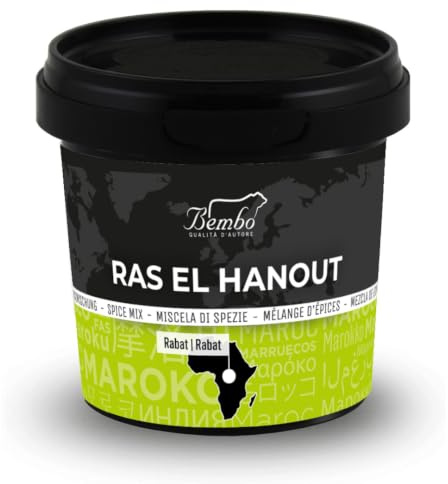 Bembo Ras El Hanout 85 g – Miscela di Spezie Marocchine Gourmet