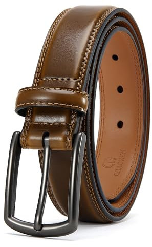 CHAOREN Ledergürtel Herren, Gürtel Herren Leder 32mm für Business und Formeller Anzug, Anzuggürtel Perfekter zu Männer Businessschuhe