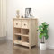 Swpsd Sideboard Buffetschrank 70x35x80 cm Massivholz Kiefer Beistellschrank Modern Wohnzimmer Esszimmer Küche Aufbewahrungsschrank Schrank