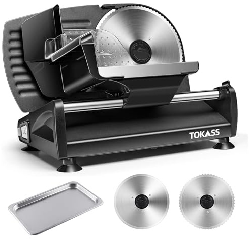 Electric meat slicer for home or commercial use