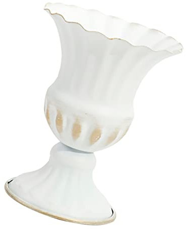 PHENOFICE Florero Pilar Olla Vintage Macetas Fuera De Jardineras Japandi Decoración Urna Plantador Urna Olla Aire Estante para Plantas Rosa Decoración Decoración De Oro Maceta De