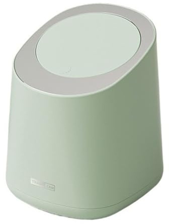 Corbeille à papier Poubelle de bureau, mini poubelle de comptoir avec couvercle de type presse, petite corbeille en plastique for table basse, table de chevet, dessus de vanité de salle de bain Bacs à