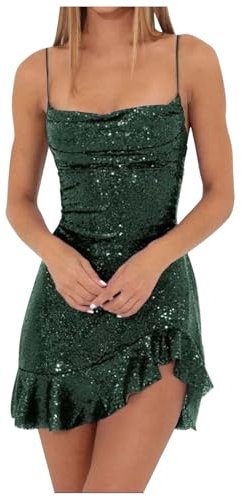 Damen Tanzkleid Ballett Kleid Ärmellos aus Chiffon Swing mit Spaghettiträger Asymmetrische Tanzkostüme Latein Rumba Tango Kleid Sommer Trägerlose Mini KleiderStrandkleid Ballsaal Dancewear Casual
