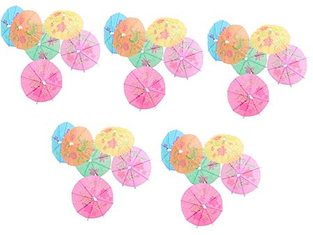 VALICLUD 30stücke Mini Regenschirme Aus Papier Sukkulenten-regenschirme Für Moos Sukkulenten Mikro-landschaftsdekor Bonsai-
