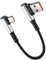 Cavo USB Tipo C, Cavo USB Corto - Cavo Di Ricarica Tipo C Con Cavo Adattatore Da 90 Gradi | Cavo Dati Ad Angolo Retto Cavo Di Ricarica Rapida 6A C Per Auto, PC E Notebook