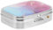 BEBEMOKO Titel Tragbare Tablettenbox Für Medikamente Und Vitamine Fächer Feuchtigkeitsbeständig Für Reisen Und Täglichen Gebrauch Platzsparend Und Bruchsicher Silbernes Design