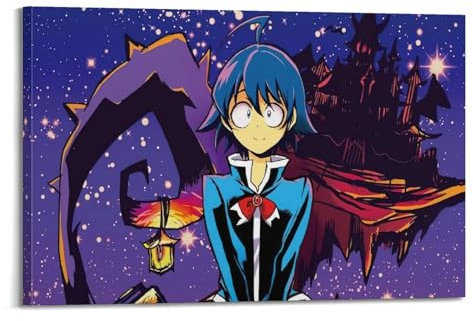 ASDASDHBW Iruma-san Is Possessed! Anime-TV-Show-Poster, 1 Poster, dekoratives Gemälde, Leinwand, Wandposter und Kunstdruck, moderne Familienschlafzimmer-Dekoration, Poster, 30 x 45 cm