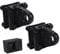 AsrMyjcx 2 Pieces D Ring Shackle Bracket Towing Accessories Rugged Alloy Universal with Backer Plate for Truck Tractors Vehicle , Black
