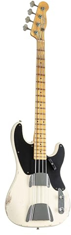 Fender '55 Precision Bass MN Vintage Blonde #R138367 - E-Bass