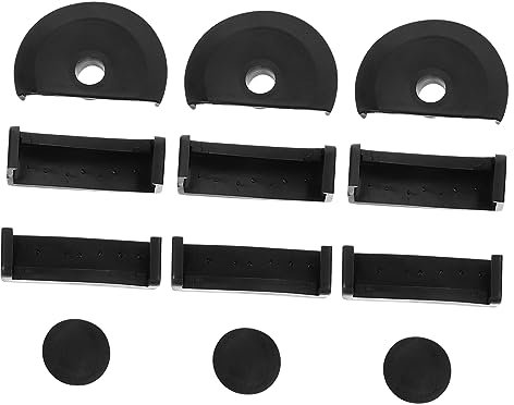 EXCEART 12stücke Tisch Schraubstock Auflagen Rutschfeste Gummi Auflage Schraubstock Zubehör Quetsch Auflage