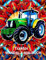 Traktor-Mandala-Malbuch