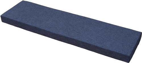 Cuscini Imbottiti per Panche da Esterno/Interno – Lino e Cotone Antiscivolo con Fibbia – 120x40, 100x40, 80x40, 100x50 – Cuscino per Panchina per Giardino, Sagre, Birrerie e Cucina(8,80x35x5cm)