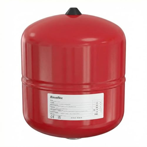 LavaTap - Baseflex Heating Expansion Vessel 1.5 Bar – 18 L Capacity (3/4 Inch Connection) for Central Heating and Cooling Pressure Management