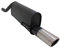 Novus Sportauspuff Endschalldämpfer Gruppe N A1151E90SR mit Endrohr 1 x 90mm SR-Design