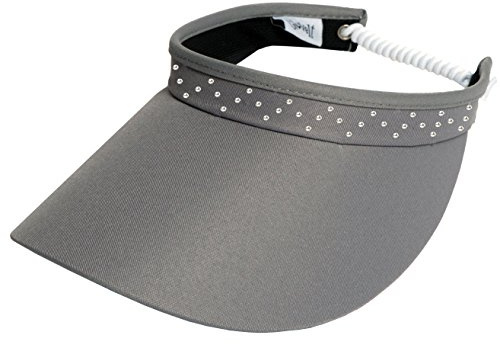 GloveIt Schwarz Bling Kristall Squares Visier