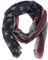 SHIPITNOW Schal mit amerikanischer Flagge – Maxi USA-Flagge – Unisex, Grau, Rot und Blau, One size