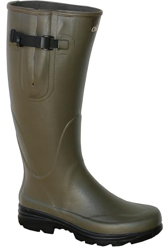 La Chasse Gummistiefel Brest für Damen und Herren verstellbare Wadenweite absolut wasserdicht Jagdgummistiefel Sommer Boots aus Gummi für Jäger Naturkautschukstiefel Angeln LaChasse