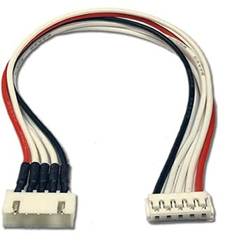 VUNIVERSUM Lot de 2 câbles d'équilibrage JST-XH vers EH 4S 5 broches 20 cm Lipo Câble de charge Rallonge XH Fiche vers prise EH 24AWG 14,8 V Câble adaptateur de Mr.Modellbau® (2)