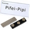 Namensschilder Für Kleidung, Ausweishalter, Ausweishülle, Selbstklebend Magnetisch Namensschild Schilder Kleidung Metall Namensschild Halter mit 3-Punkt Magnet für Ausweishüllen Beschriften (20 Pcs)