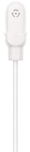Shure DuraPlex Micro Cravate omnidirectionnel, connecteur MTQG, Blanc (DL4W/O-MTQG-A)