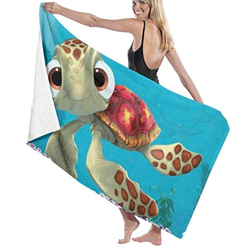 Strandtücher,Nemo Meeresschildkröten Finden Tragbar Sand Proof Ultra Leicht Und Schnelltrocknend Ideal Als Strandtuch,Reisetuch,Saunatuch,Badetuch,Picknick 130×80cm