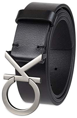 Calvin Klein Gürtel mit Logo für Herren, tiefschwarz, Medium