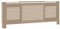 vidaXL Heizkörperverkleidung Lattenrost-Design Heizungsabdeckung Heizungsverkleidung Heizkörperabdeckung Heizung Abdeckung Heizkörper MDF 205cm