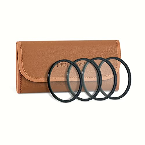 PROfezzion 77mm Macro Close-Up Filter Kit, (+ 2, 4, 8, 10) Juego de 4 Filtros con Bolsa de Filtro para Fujifilm XF 16-80mm f/4 para Nikon AF-S DX Nikkor 16-80mm f/2.8-4E ED VR Lente