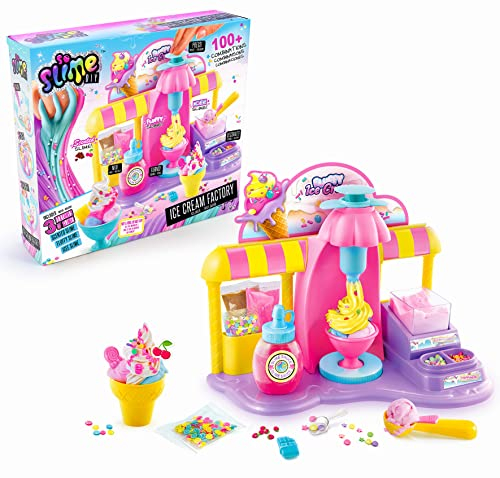 Canal Toys - Fabrique à Glaces Ice Cream Factory - Slime Fluffy et Senteur - dès 6 ans - SSC 180, Multicouleurs