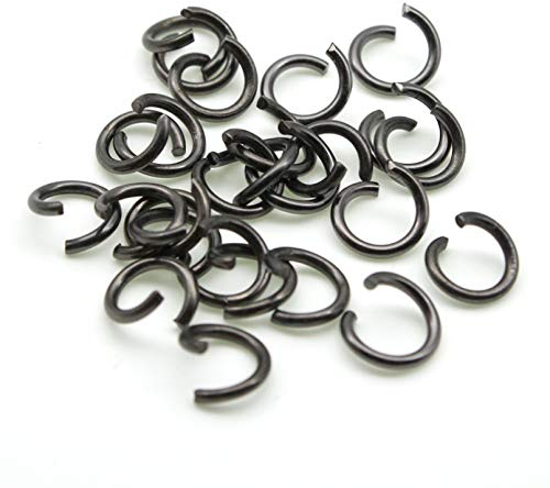 100Pcs 1,2X8Mm Metall Open Single Loops Jump Rings & Split Ring Connector Für Schlüsselanhänger DIY Herstellung