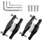 AirTag Bike Mount Holder Protective Case with Safety Anti-theft Screws, AirTag Bicycle Mount To Be Hidden Under Bottle Cages, Water Resistant, With complete disassembly tools (2 Pcs)